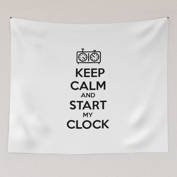 Item preview, Keep Calm and Start my Clock Chess Game designed and sold by Avgeek21.