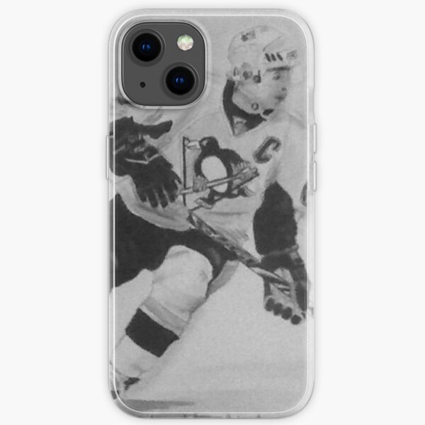 Paniting of Sidney Crosby, NHL- Players iPhone Soft Case