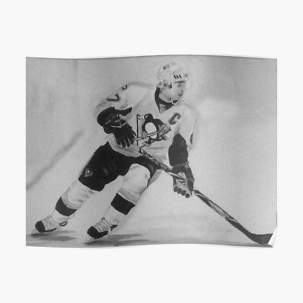 Paniting of Sidney Crosby, NHL- Players Poster