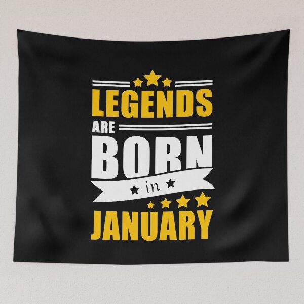 Item preview, Legends are Born in January Birthday Gift Idea designed and sold by FreedomTree.