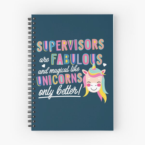 Item preview, Supervisors are like Unicorns Gift Idea designed and sold by betternotes.
