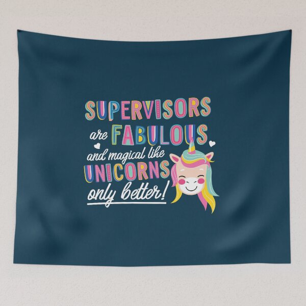Item preview, Supervisors are like Unicorns Gift Idea designed and sold by betternotes.