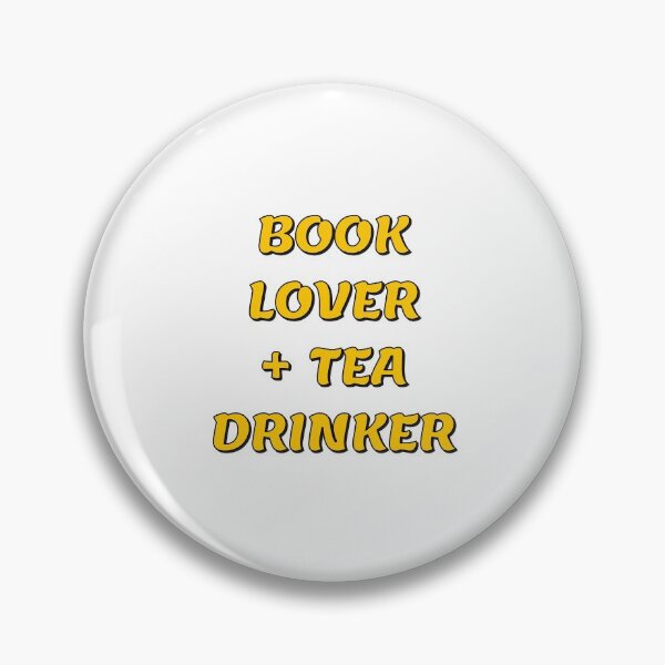 Item preview, BOOK LOVER + TEA DRINKER (yellow) designed and sold by Inspirationmotivation.