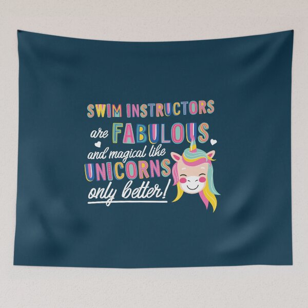 Item preview, Swim Instructors are like Unicorns Gift Idea designed and sold by betternotes.
