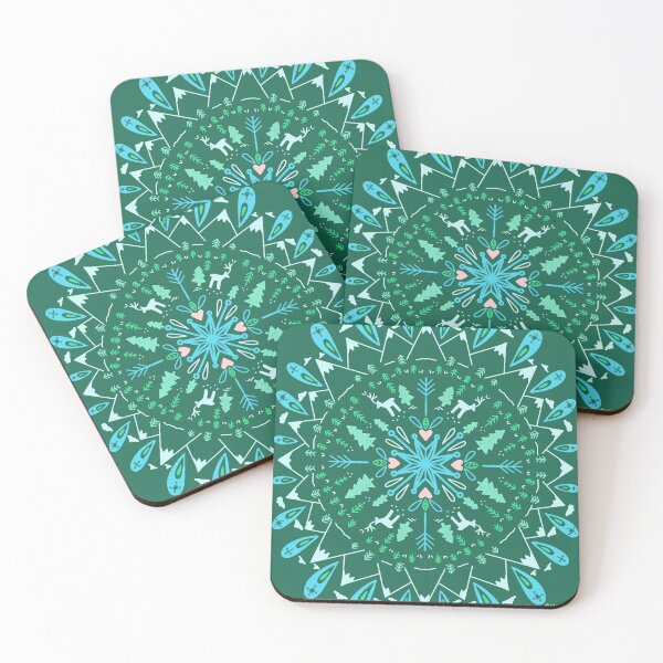Item preview, Winter Mountain Kaleidoscope designed and sold by RuthMCreative.