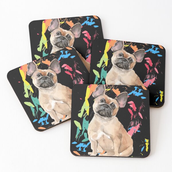 Item preview, French Bulldog Watercolor - Cute Dog designed and sold by tagadog.