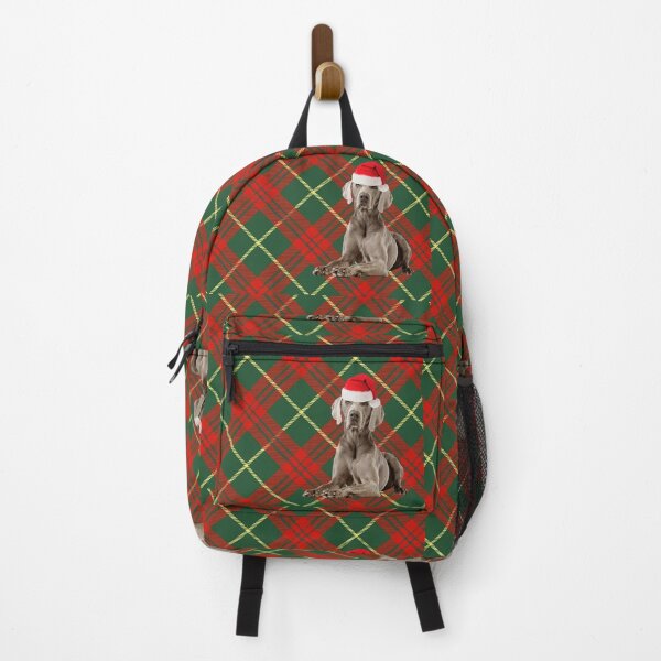 Item preview, Weimaraner Christmas Tartan designed and sold by FunShirtDesigns.