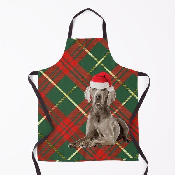 Item preview, Weimaraner Christmas Tartan designed and sold by FunShirtDesigns.