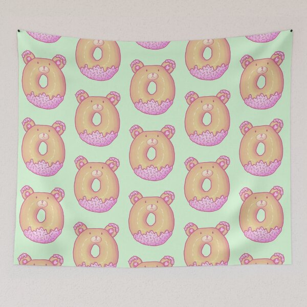 Item preview, Donut bear (green) designed and sold by ibyrd-7.