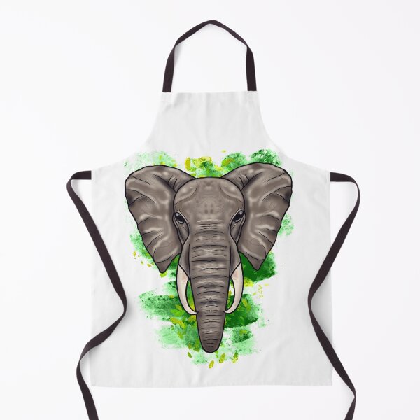 Item preview, Elephant with green folage designed and sold by Chillateez.