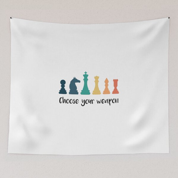 Item preview, Choose Your Weapon - Chess Game designed and sold by Avgeek21.