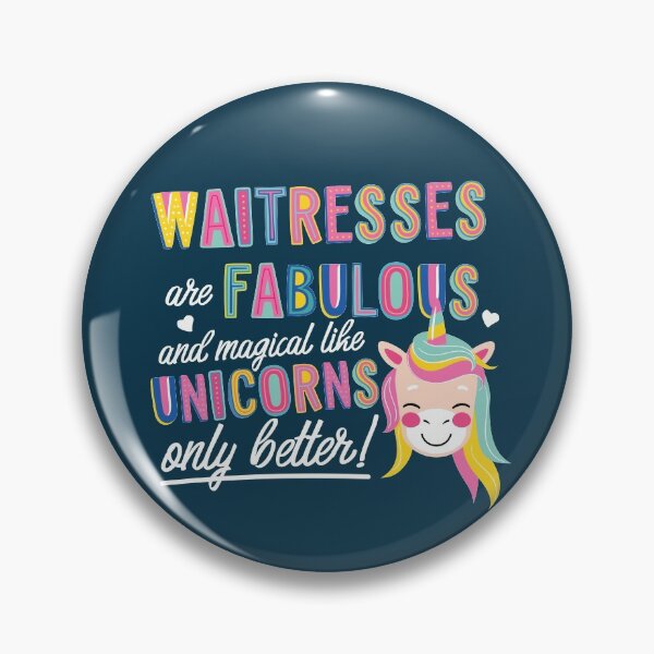 Item preview, Waitresses are like Unicorns Gift Idea designed and sold by betternotes.