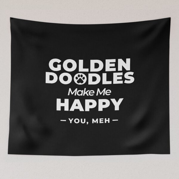 Item preview, Golden Doodles Make Me Happy, You Meh   designed and sold by Guarddogdrive.