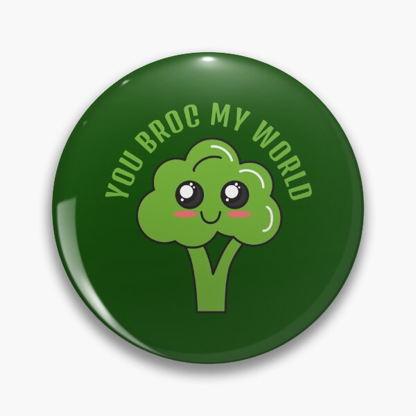Item preview, You broc my world Kawaii brocolli designed and sold by KawaiiPark.