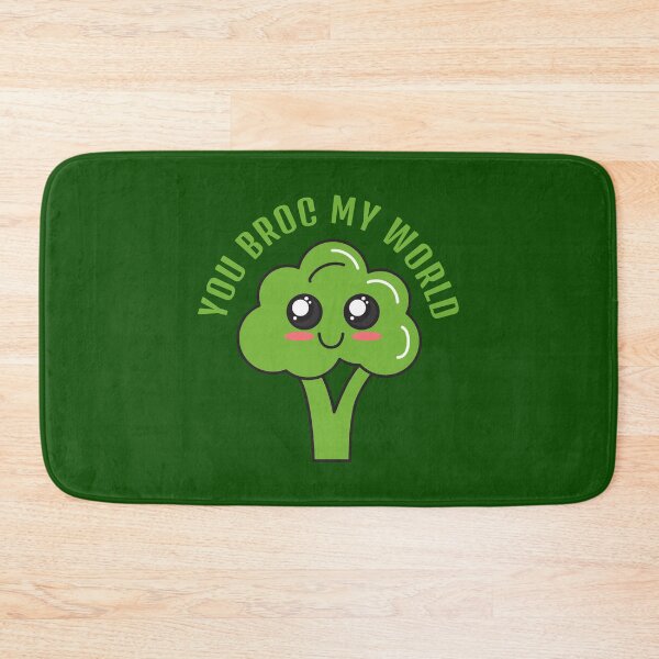 Item preview, You broc my world Kawaii brocolli designed and sold by KawaiiPark.