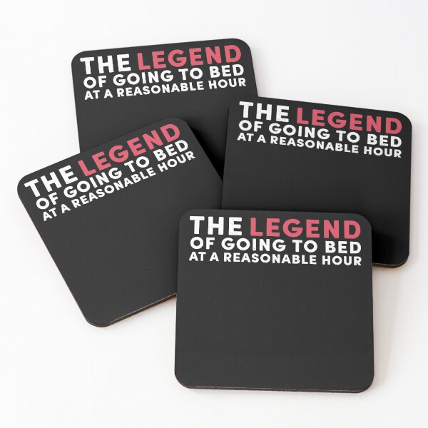 Item preview, The Legend Of Going to BED at a Reasonable Hour designed and sold by valeta5.