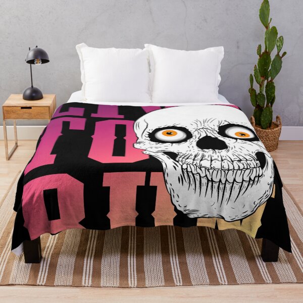 Item preview, Illustration of crazy skull with text and cool gradient designed and sold by kamui7mx.