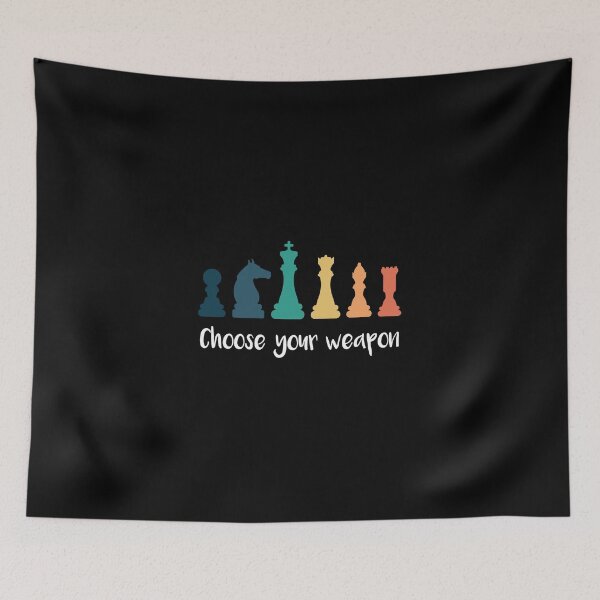 Item preview, Choose Your Weapon - Chess Game designed and sold by Avgeek21.