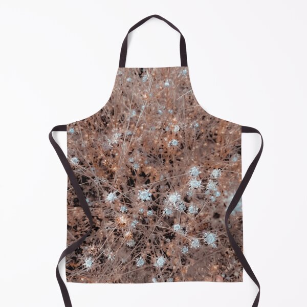Item preview, blooming dry flowers with brown dry grass abstract background designed and sold by Mrvell.