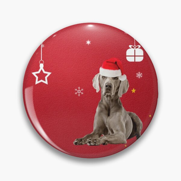 Item preview, Weimaraner Christmas designed and sold by FunShirtDesigns.