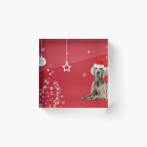 Item preview, Weimaraner Christmas designed and sold by FunShirtDesigns.