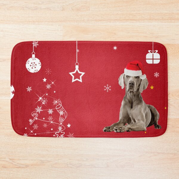 Item preview, Weimaraner Christmas designed and sold by FunShirtDesigns.
