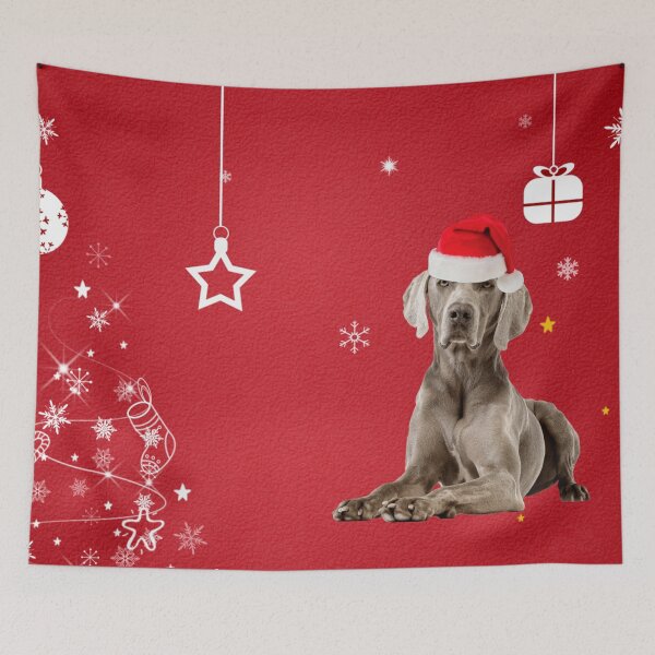 Item preview, Weimaraner Christmas designed and sold by FunShirtDesigns.