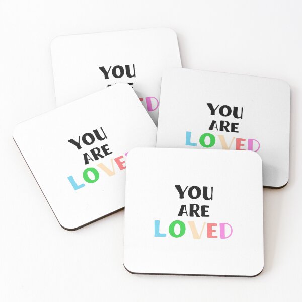 Item preview, You Are Loved Quote Art Design Inspirational Moti designed and sold by vividpixelusa.
