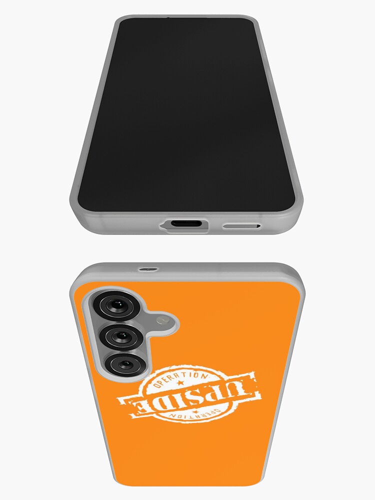 Thumbnail 3 of 4, Samsung Galaxy Phone Case, Beatrice Zinker - Operation Upside Merchandise - White Logo designed and sold by shelleyjohannes.