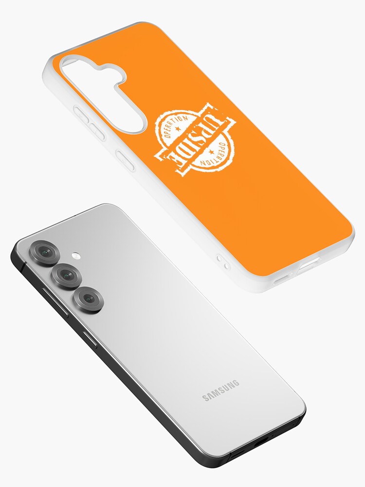 Thumbnail 2 of 4, Samsung Galaxy Phone Case, Beatrice Zinker - Operation Upside Merchandise - White Logo designed and sold by shelleyjohannes.