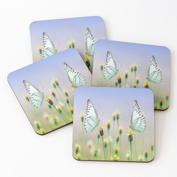 Item preview, Butterflies and Hibiscus Flowers designed and sold by Aesthynova.