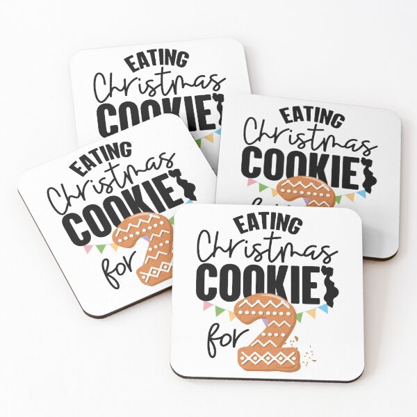 Item preview, Eating Christmas Cookies For Two Eat Cookie For Baby designed and sold by GravitiTees.