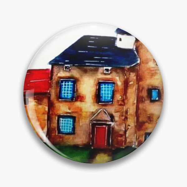 Item preview, Castle house painting with watetcolors designed and sold by horseaddicted.