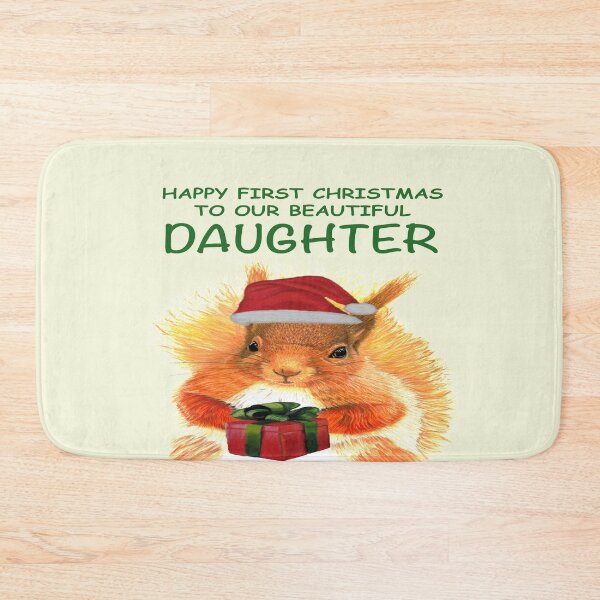 Item preview, HAPPY FIRST CHRISTMAS TO OUR BEAUTIFUL DAUGHTER designed and sold by IslesArt.