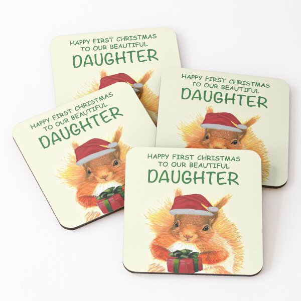 Item preview, HAPPY FIRST CHRISTMAS TO OUR BEAUTIFUL DAUGHTER designed and sold by IslesArt.