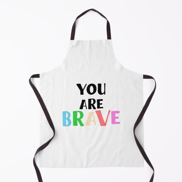 Item preview, You Are Brave Quote Art Design Inspirational Moti designed and sold by vividpixelusa.