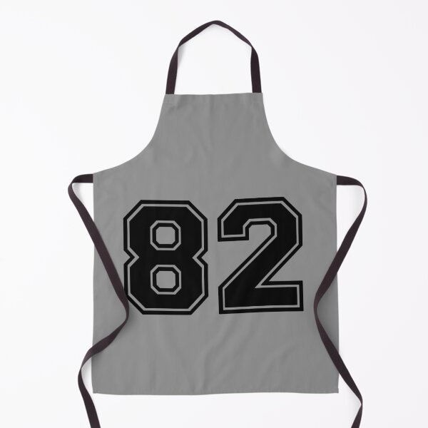Item preview, Eighty two black Jersey number 82 second designed and sold by Greenfieldlogo.