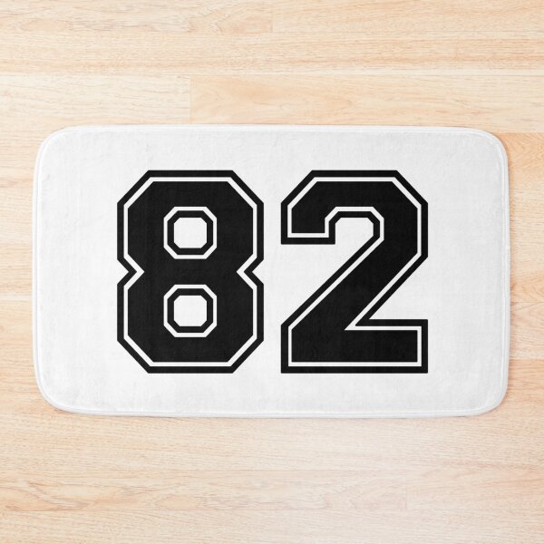 Item preview, Eighty two black Jersey number 82 second  designed and sold by Greenfieldlogo.