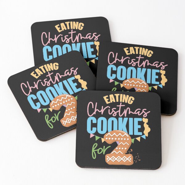 Item preview, Eating Christmas Cookies For Two Eat Cookie For Baby On The Way designed and sold by GravitiTees.