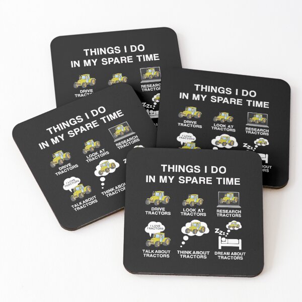 Item preview, THINGS I DO IN MY SPARE TIME FUNNY TRACTOR  DRIVER FARMERS LOVERS GIFT  designed and sold by pedrored369.