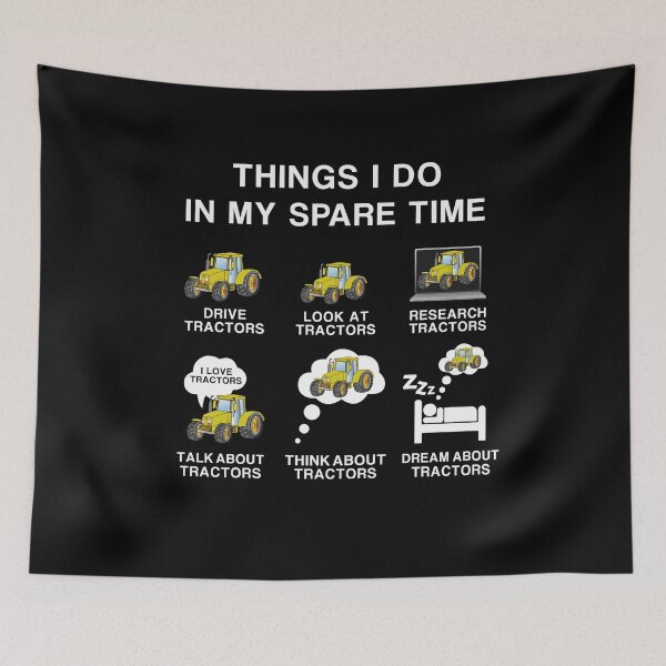 Item preview, THINGS I DO IN MY SPARE TIME FUNNY TRACTOR  DRIVER FARMERS LOVERS GIFT  designed and sold by pedrored369.
