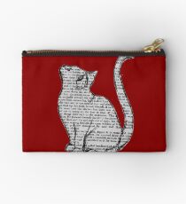 books and cats and books and cats Studio Pouch