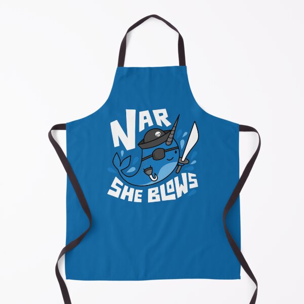 Item preview, Funny Narwhal Pun - Nar She Blows designed and sold by toddsimpson.