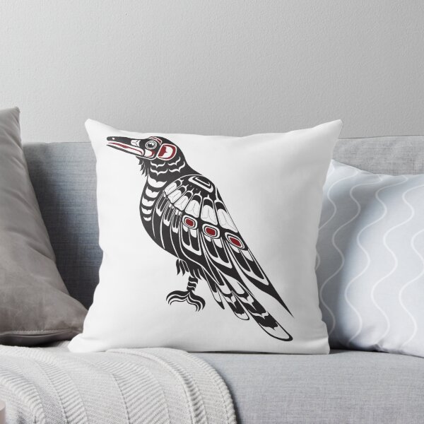 Item preview, Pacific Northwest Raven native american salish formline art Crow designed and sold by cascadiadesigns.
