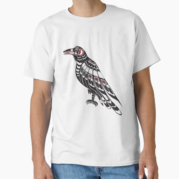 Item preview, Pacific Northwest Raven native american salish formline art Crow designed and sold by cascadiadesigns.