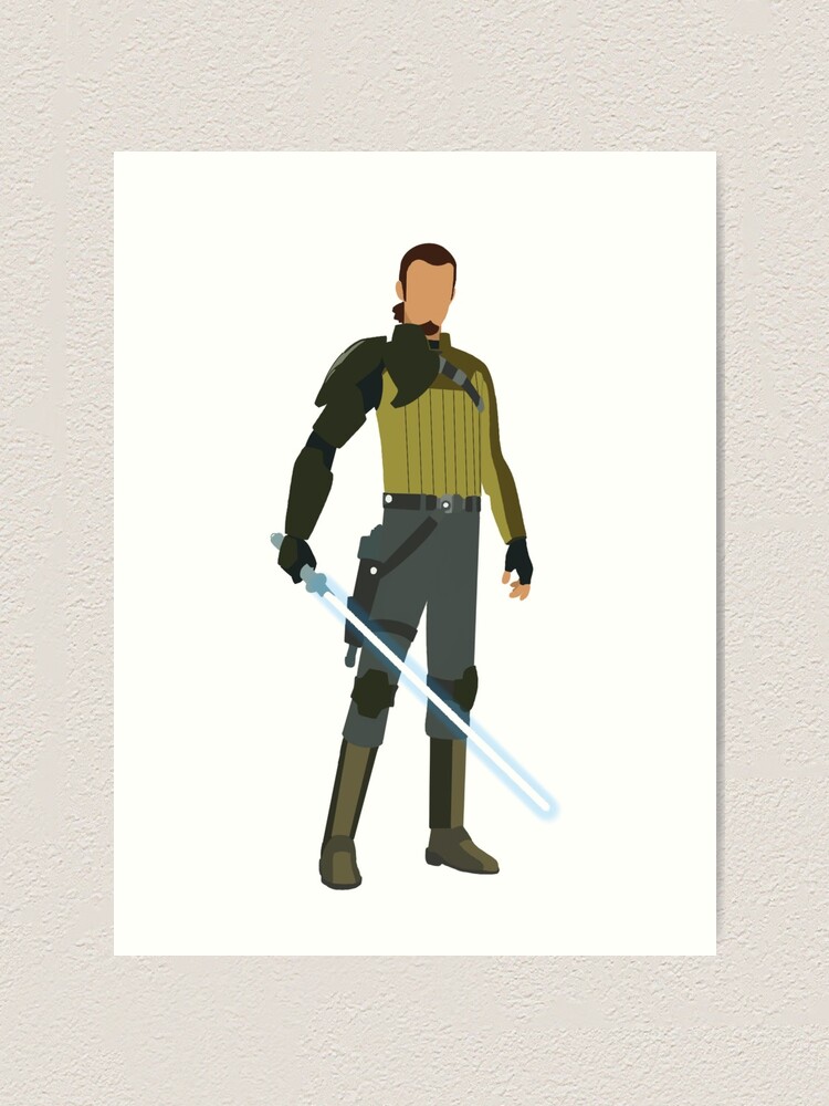 Kanan Jarrus Ezra Bridger Star Wars Art Print Star Wars 