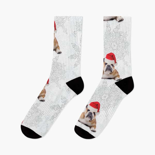 Item preview, English Bulldog Christmas designed and sold by FunShirtDesigns.
