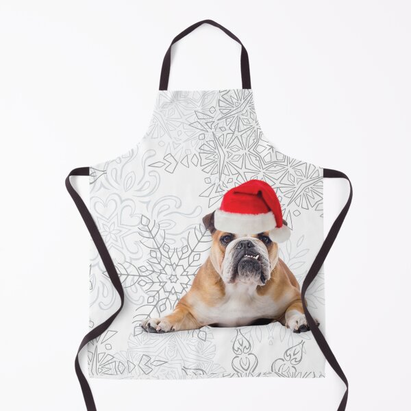 Artikelvorschau, Englische Bulldogge Weihnachten entworfen und verkauft von FunShirtDesigns.