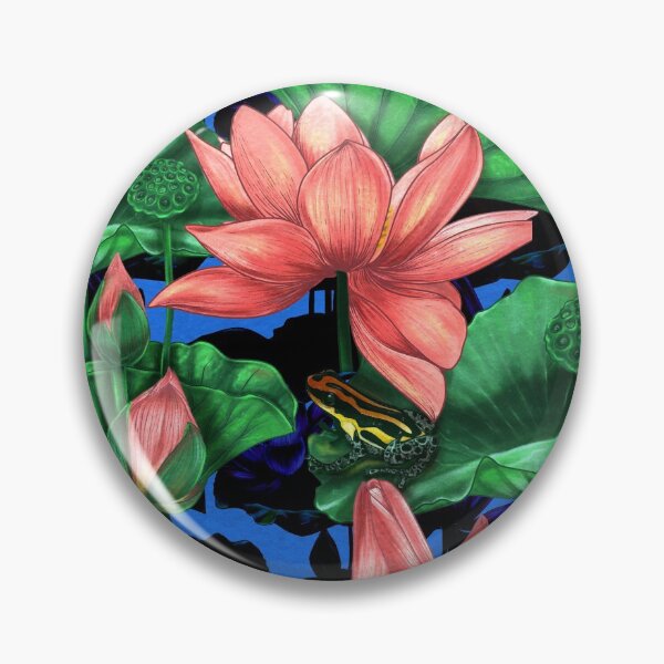 Aperçu de l'œuvre Conception de motifs de fleurs de Nymphaea créée et vendue par Dobrix.