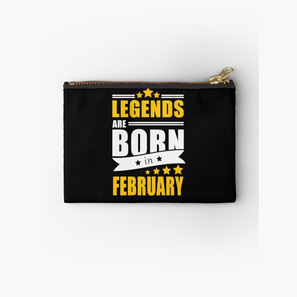 Item preview, Legends are Born in February Birthday Gift Idea designed and sold by FreedomTree.